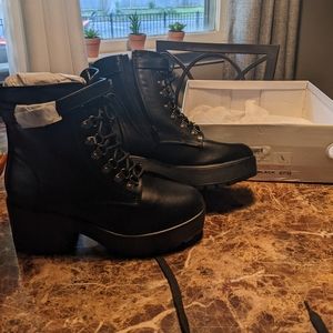 Brand New Platform Combat Boots size 9